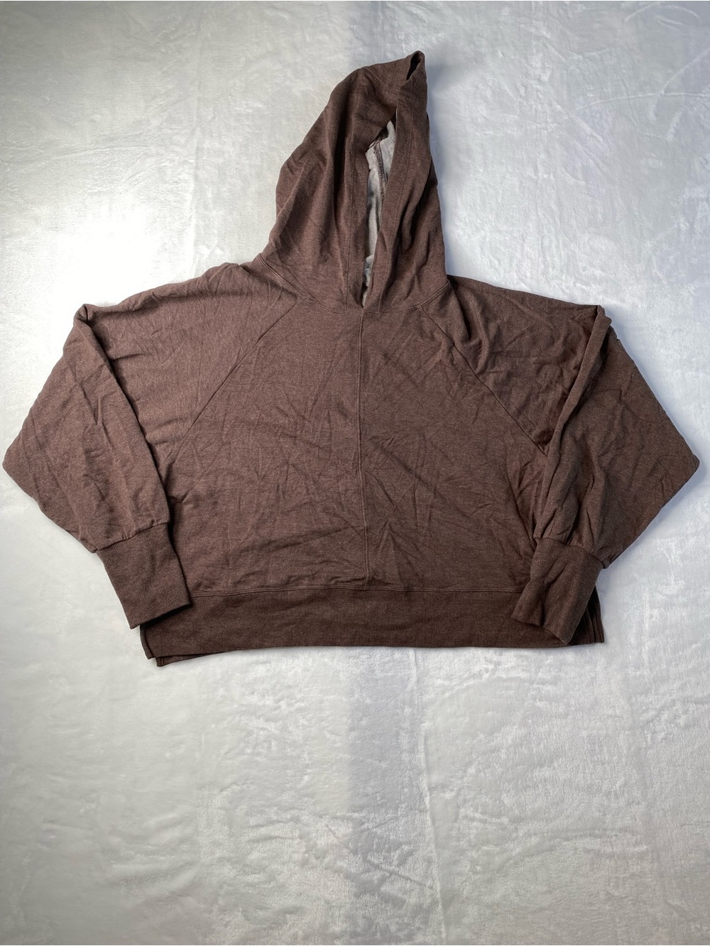 Yogalicious Women’s Brown Crewneck Hoodie Sweater Size L